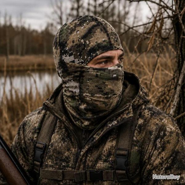 Cagoule Ridge extensible polyester digi camo Veil taille unique