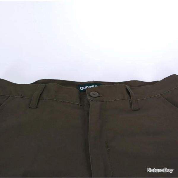 Pantalon de chasse treillis kaki 40
