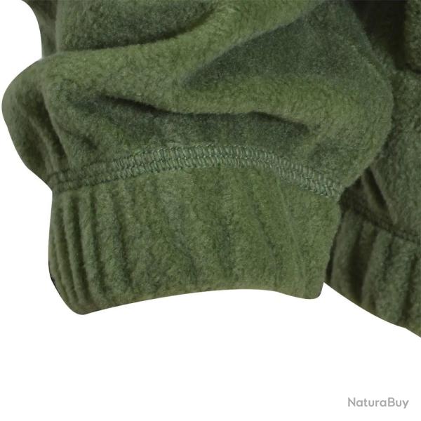 Pull polaire de chasse kaki Luxe taille S � 3XL S