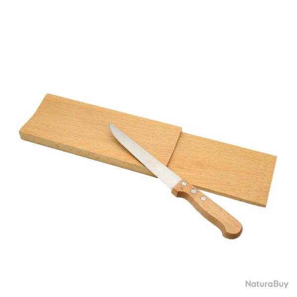 Planche saucisson et couteau