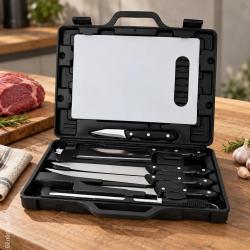 Mallette d&eacute;coupe 7 pi&egrave;ces couteaux