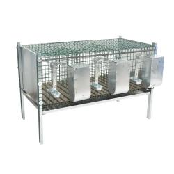 Clapier d'engraissement maille thermolaqu&eacute;e