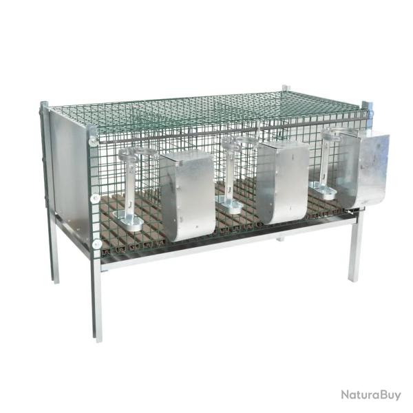 Clapier d'engraissement maille thermolaqu�e