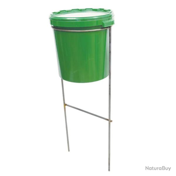 Agrainoir gibier 30L avec pied 106 cm unit� ou lot de 10 L'unit� Complet