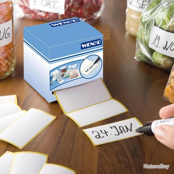 Rouleau de 500 tiquettes adhsives