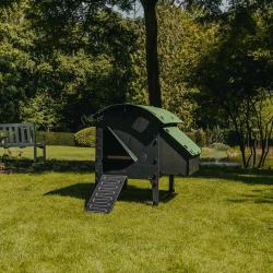 Poulailler sur pieds en plastique recycl&eacute; 5 &agrave; 9 poules