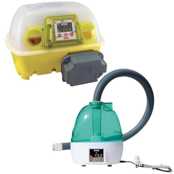 Couveuse automatique ET Biomaster SUPER 12 + humidificateur Nebula