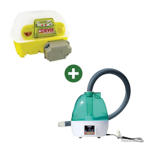 Couveuse automatique ET Biomaster SUPER 12 + humidificateur Nebula