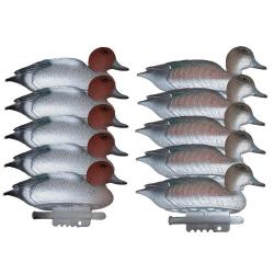 Pack 10 appelants canards siffleurs en plastique r&eacute;sistant