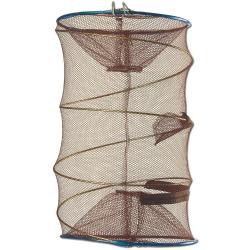 Nasse &agrave; poissons ronde pliable maille 0,9 cm Diam. 30 cm lot de 3