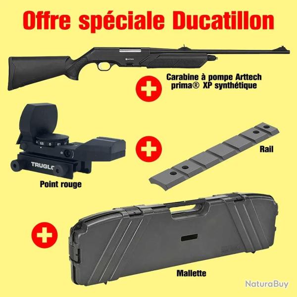 Pack Carabine pompe Prima 30-06 synt 4+1 canon 56cm