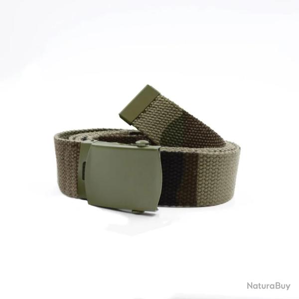 Ceinture en toile type US 130 cm Percussion� Camouflage