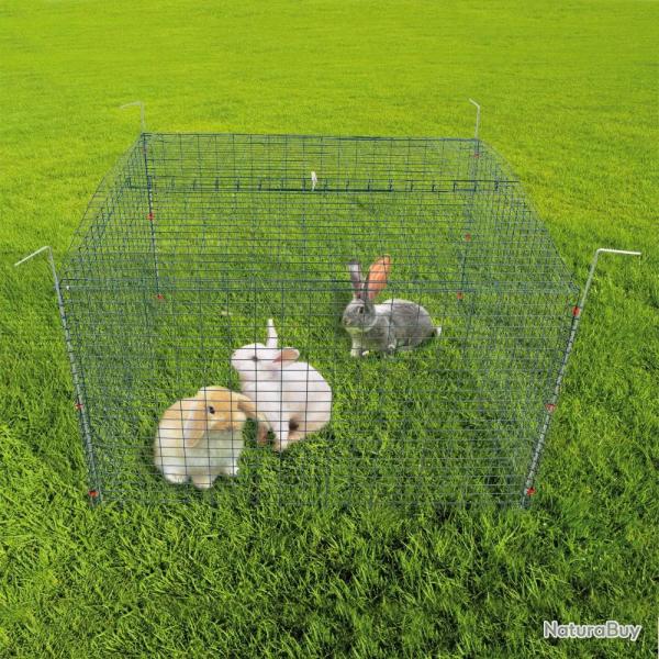 Cage repliable � p�turer volaille ou lapin