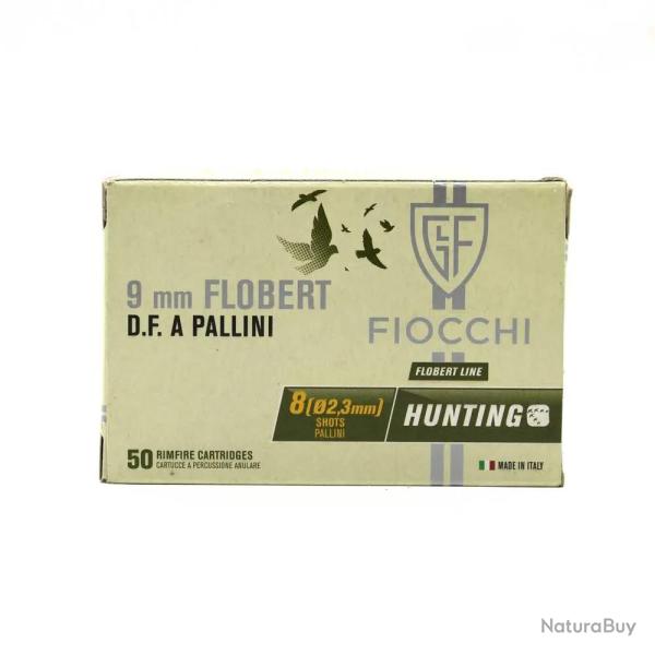 50 cartouches cal 9mm Flobert double charge cuivre 36mm
