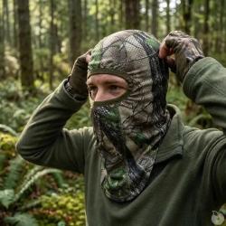 Cagoule de camouflage Match l&eacute;g&egrave;re filet polycoton camo