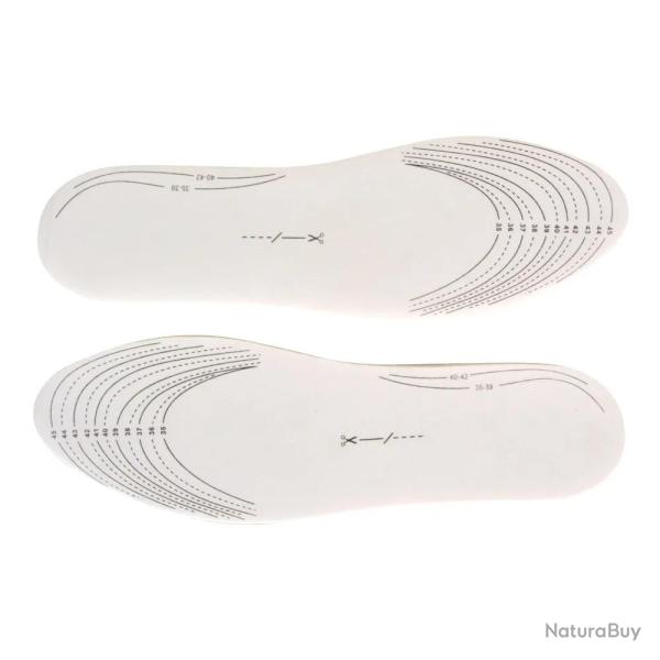 Semelles d�coupables m�moire de forme mousse visco�lastique