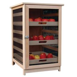Garde manger en bois pour fruits et l&eacute;gumes largeur 50 cm