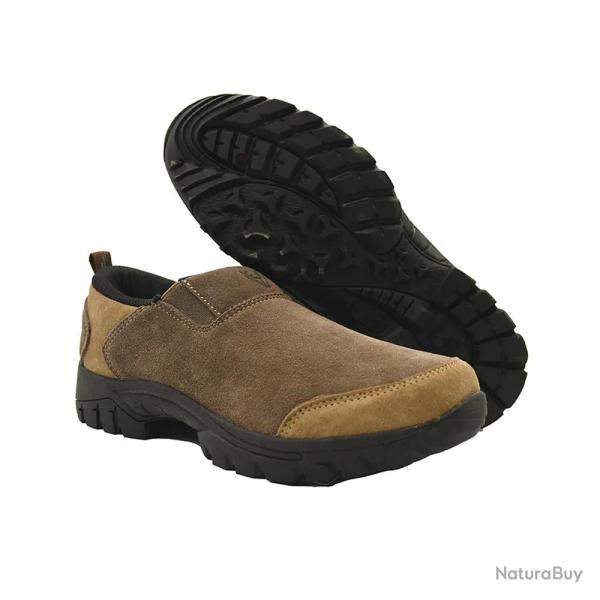 Sabots Montana cuir su�d� chocolat taupe � 46