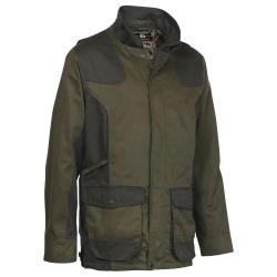 Veste de chasse Tradition 8 poches polyester coton kaki &agrave; 4XL