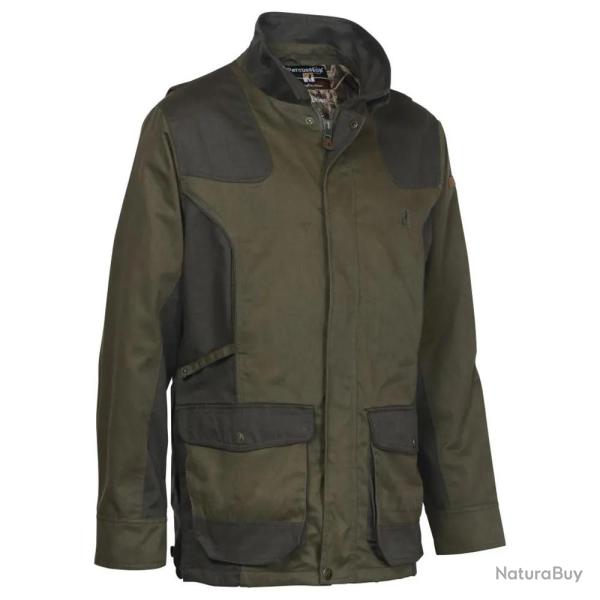 Veste de chasse Tradition 8 poches polyester coton kaki M  4XL M