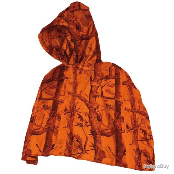 P�lerine Dinan Ghost imperm�able polyur�thane orange blaze&black