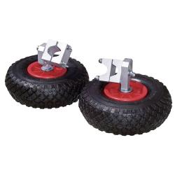 Paire de roues stabilisatrices diam. 25 cm pour brouette universelle
