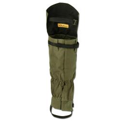 Gu&ecirc;tres Hautes polyester sangle caoutchouc kaki