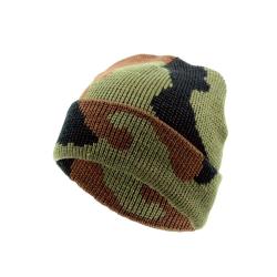 Bonnet chaud 100% acrylique camo CE taille unique