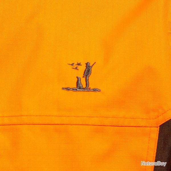 Veste Renfort  capuche impermable polyester orange S  4XL