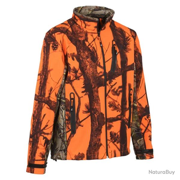 Blouson chasse Percussion Softshell Ghost Camo 4 poches S  4XL S