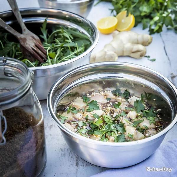 3 Saladiers avec couvercles