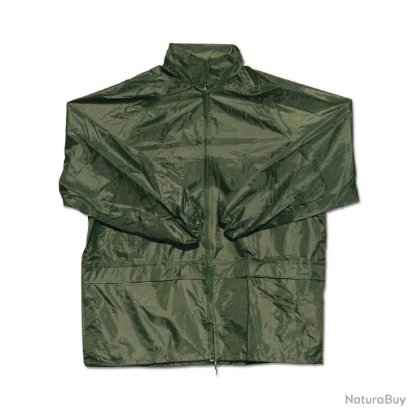 Ensemble pluie coupe vent impermable polyester kaki M  3XL 2XL