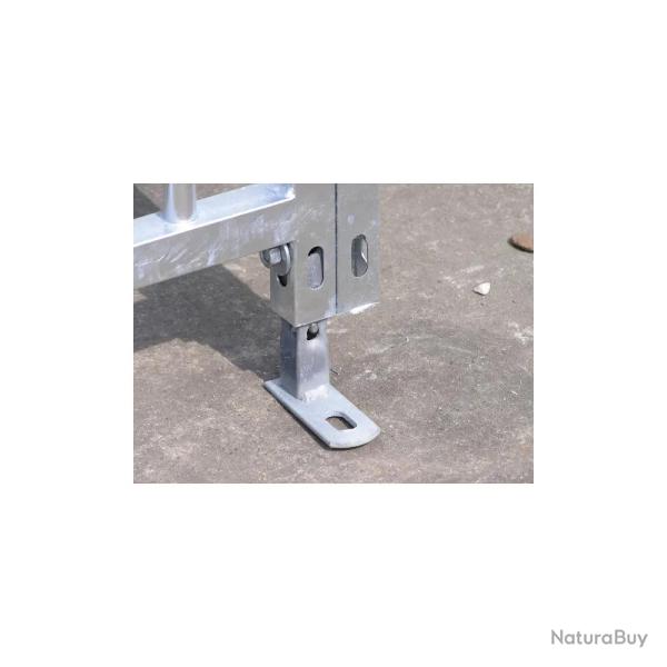 Pied de scellement pour chenil