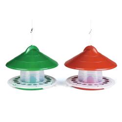 Mangeoire oiseaux de voli&egrave;re plastique 2kg
