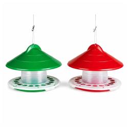 Mangeoire oiseaux de voli&egrave;re plastique 2kg