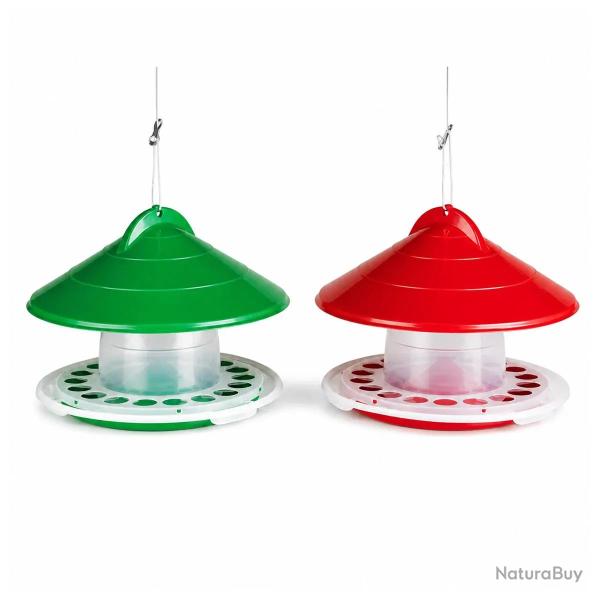 Mangeoire oiseaux de voli�re plastique 2kg
