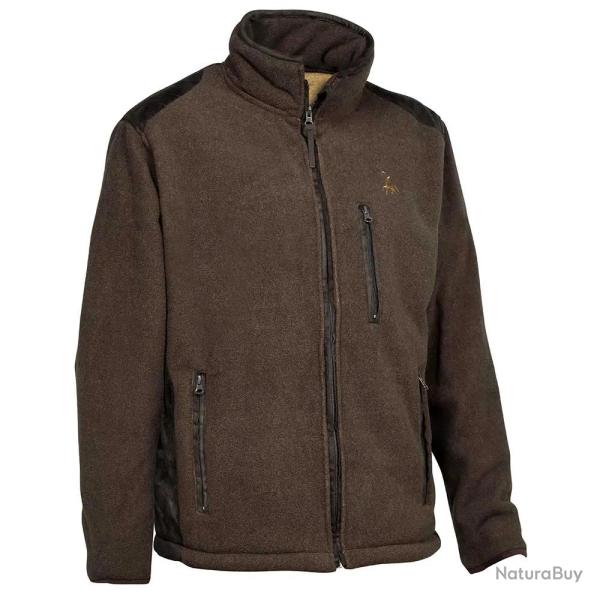 Blouson polaire Verney Carron Presly 3 poches marron