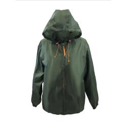 Coupe vent d&eacute;perlant manches longues polyester kaki S &agrave; 3XL L / XL