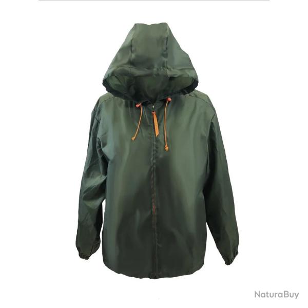 Coupe vent d�perlant manches longues polyester kaki S � 3XL L / XL