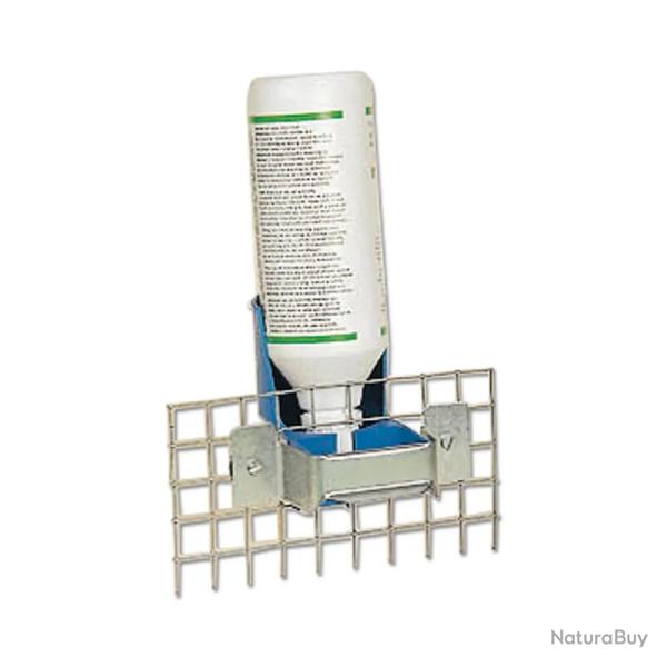 Abreuvoir porte bouteille lot de 2 fixation cage - galvanis�