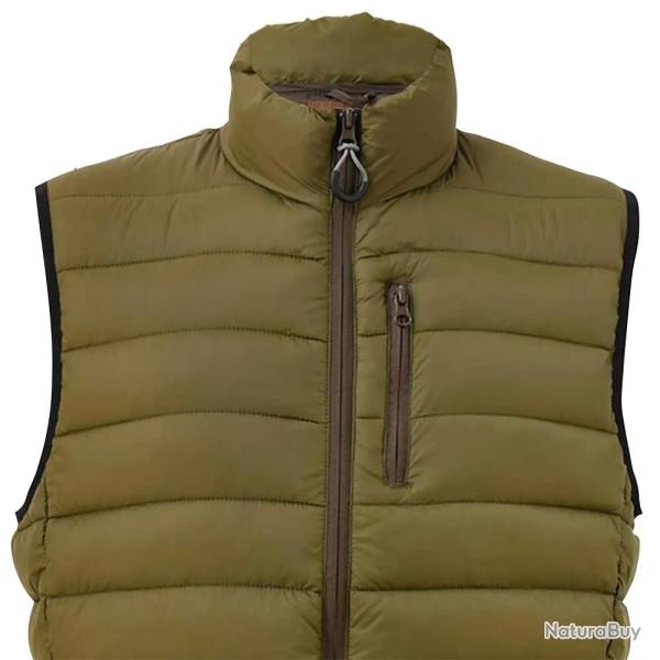 Doudoune sans manche polyamide kaki M  2XL M