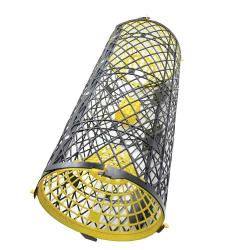 Nasse &agrave; &eacute;crevisses plastifi&eacute;e 50 cm Diam 30 cm 2 entr&eacute;es