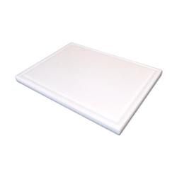 Planche &agrave; d&eacute;couper poly&eacute;thyl&egrave;ne avec rigoles 60 x 40 cm