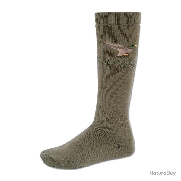 Lot de 2 paires chaussettes canard / cerf 39 - 42