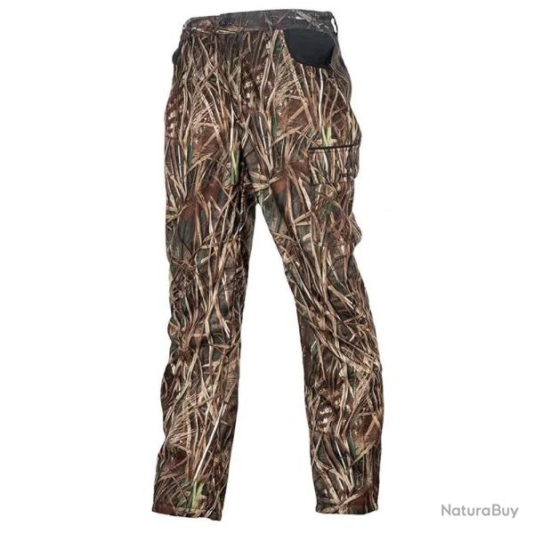 Pantalon chaud doubl� polaire Treeland� camouflage roseaux Duck Pant