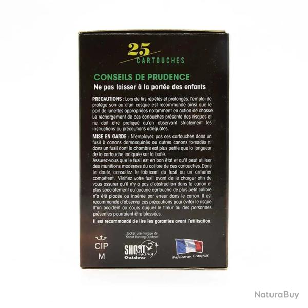 Bo�te de 25 cartouches Bio Steel 33 HP Magnum 12 76 33g
