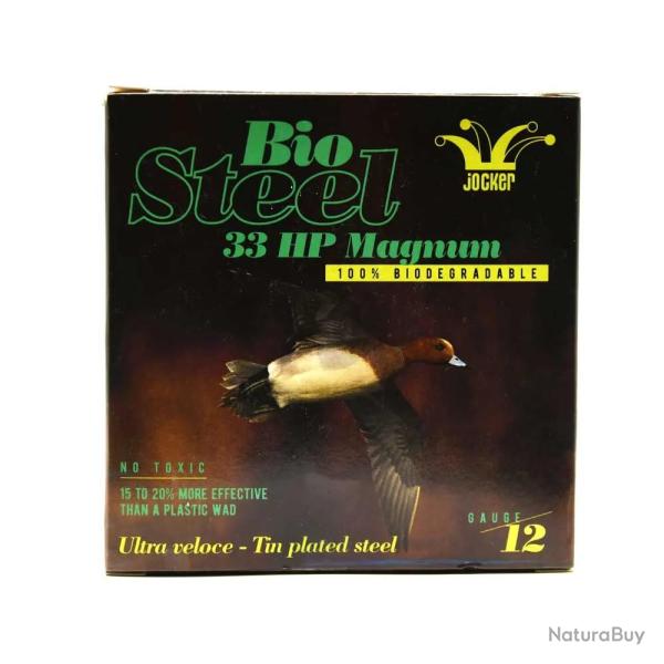 Bo�te de 25 cartouches Bio Steel 33 HP Magnum 12 76 33g