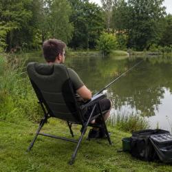 Fauteuil de p&ecirc;che pliable Si&egrave;ge 36x51cm Dossier 69x51cm