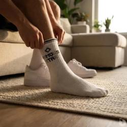 Lot de 3 paires de chaussettes sport coton blanches 39 - 42
