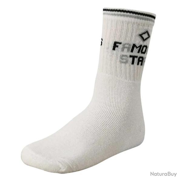 Lot de 3 paires de chaussettes sport coton blanches 39 - 42
